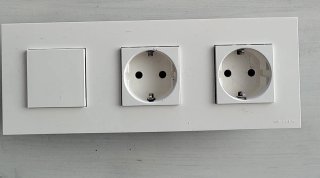 Interruptores y enchufes Niessen blanco