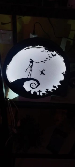 Lámpara Jack Skellington