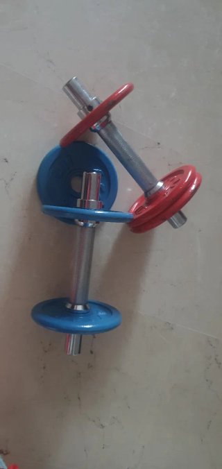 Juego de pesas Discos de 1kg cada uno. Total 9kg