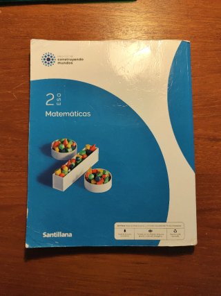 Libro de texto Matemáticas 2 ESO Santillana