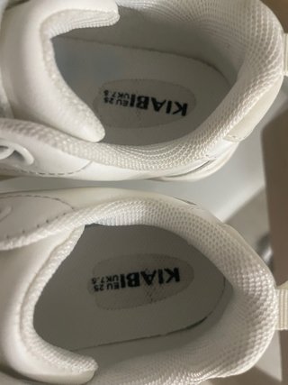 Zapatillas blancas velcro niña/niño