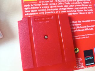 Cartucho Pokémon Rojo DMG-APAS-ESP Game Boy