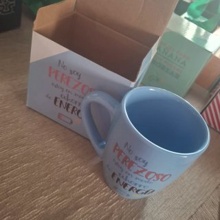 Taza azul No soy perezoso