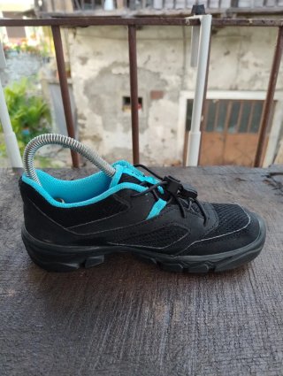 Scarpe Quechua Bambino Nero/Turchese