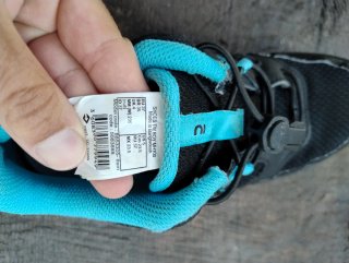 Scarpe Quechua Bambino Nero/Turchese