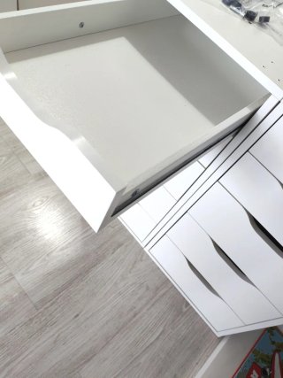 2 Comodini Alex Ikea Bianchi