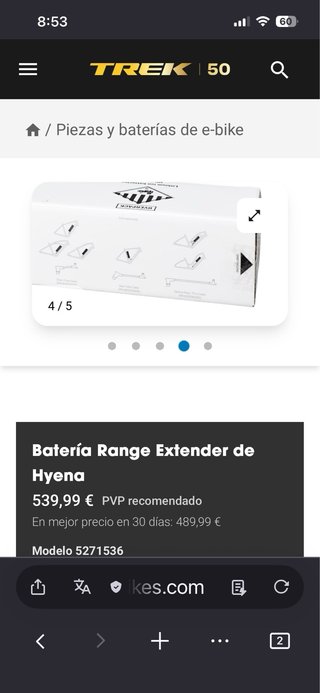 Batería Hyena Range Extender