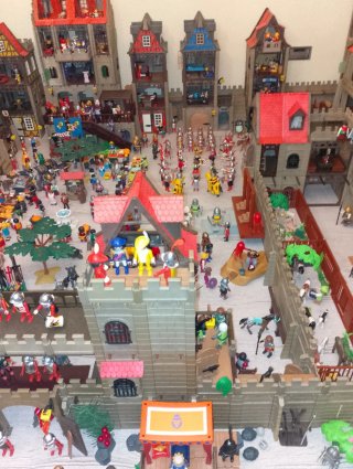 Playmobil Castillo Medieval diorama
