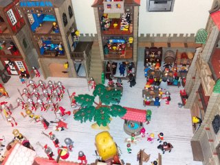 Playmobil Castillo Medieval diorama