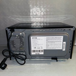 Microondas EVVO M20 Black con grill 20L 800W