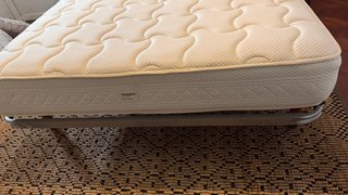 Base de cama 1.50x2m madera y metal