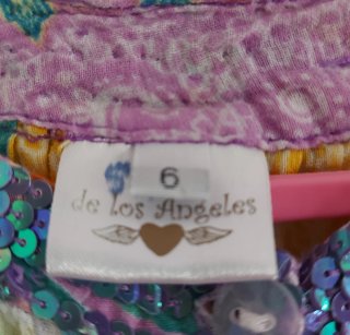 de los Ángeles Vestido camisero Talla 6