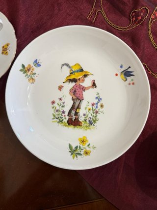 Set 4 piatti porcellana Bavaria