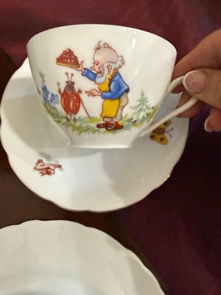 Set 4 piatti porcellana Bavaria
