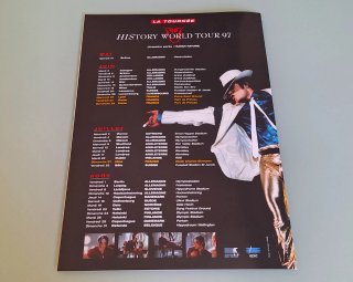 Folleto Michael Jackson Blood On The Dance Floor