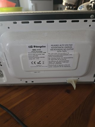 Microondas Orbegozo Negro