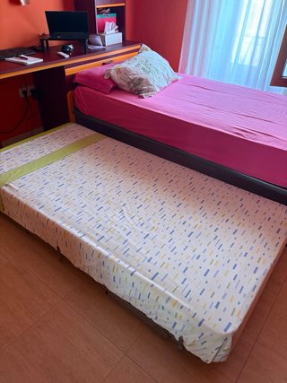 Cama nido 90x190 con 2 colchones