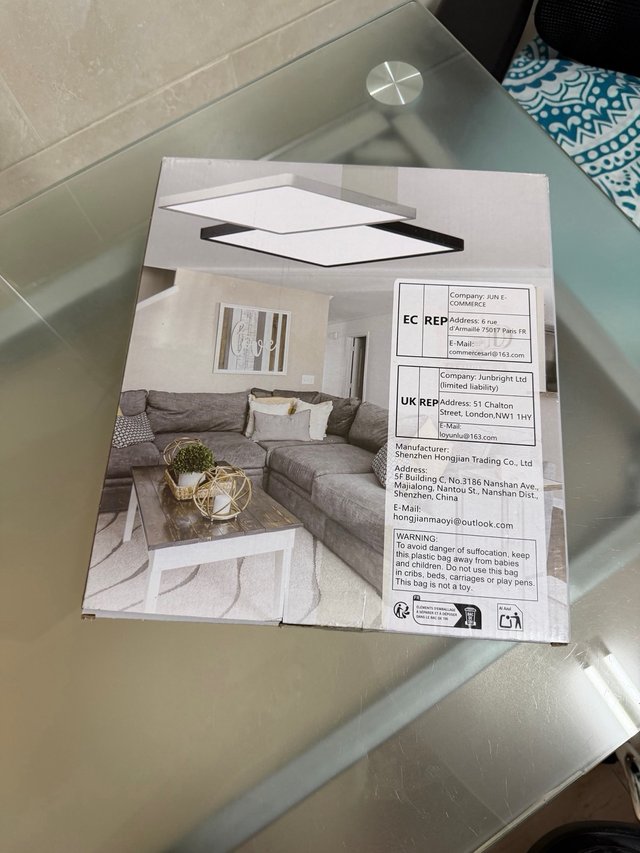 Plafón LED de techo Yexati 24W 3200LM IP54 – Nuevo