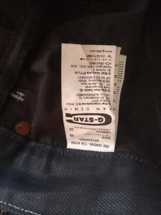 Pantalón G-Star RAW Negro Hombre