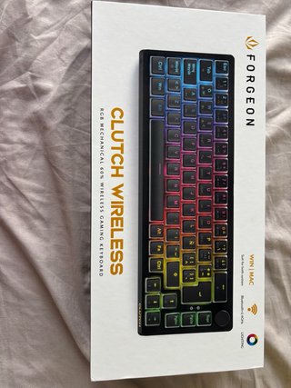 Teclado Forgeon Clutch Wireless Negro
