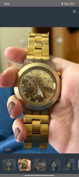 Swatch Reloj Dorado