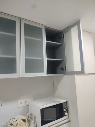Vitrinas de cocina de cristal