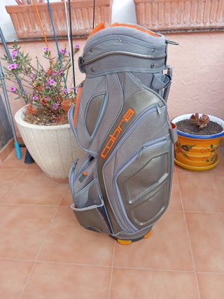 Bolsa de Golf Cobra Gris y Naranja