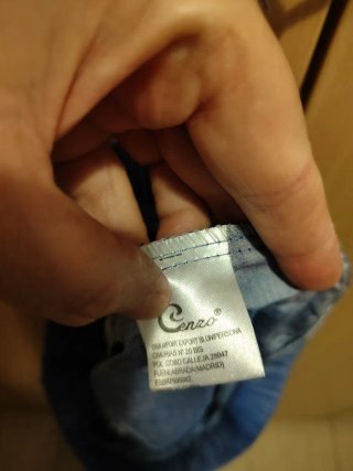 Pantalón tipo tejano con tejido muy fresco