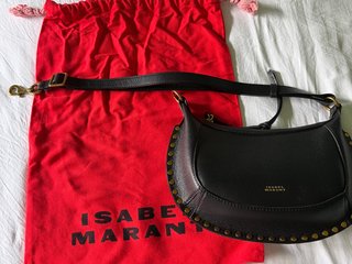 Bolso Isabel Marant OSKAN MOON, negro. COMO NUEVO!