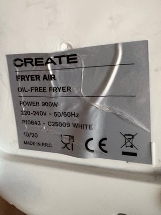 Freidora sin aceite CREATE