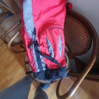 Zaino Ferrino rosso e grigio alpaca 70