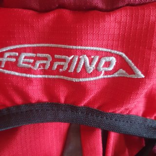 Zaino Ferrino rosso e grigio alpaca 70