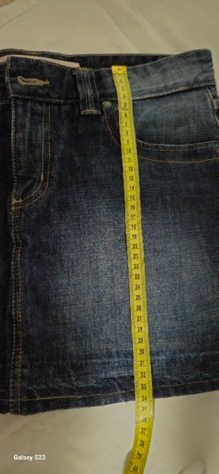 Gonna Jeans Zara Mini Blu Taglia 38
