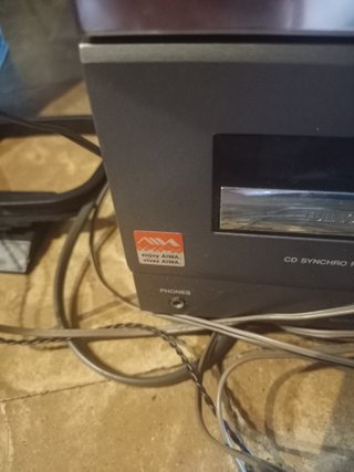 Cadena Aiwa CD/Radio/Cassette