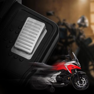 Moto Elettrica per Bambini 3-6 Anni con Licenza Honda, Luci, Musica e Ruote, Moto Giocattolo in PP e Metallo, 107X46X75 Cm, Rosso