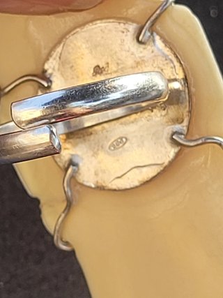 Anillo Tiki Hueso y Plata 925
