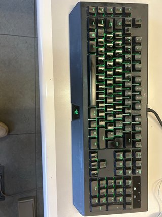 Teclado Razer Negro y Verde