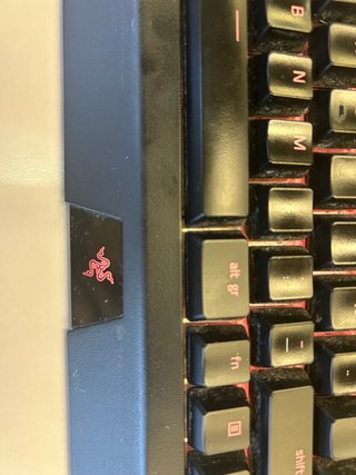 Teclado Razer Negro y Verde