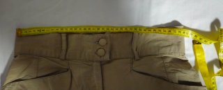 Simonini Shorts Vita Alta Beige Donna