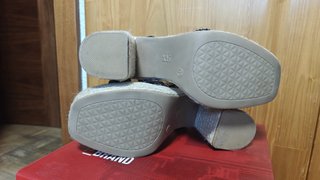 Sandalias Xti Crochet Tacon Plataforma Talla 38