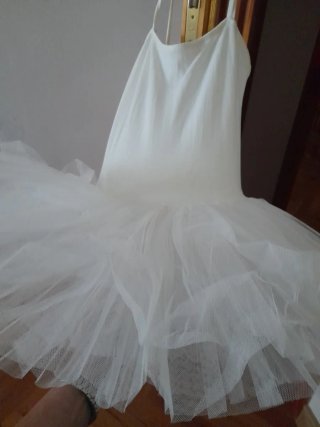 Tutú Ballet Niña Blanco