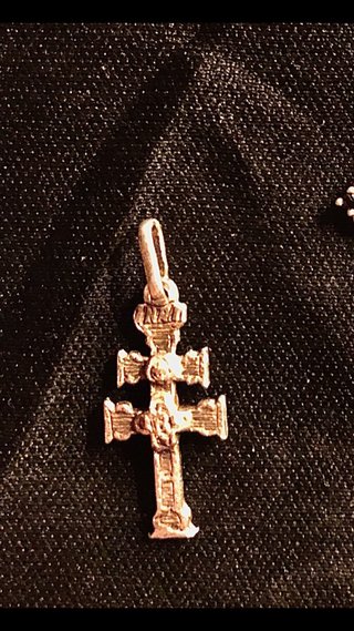 Lote 3 Cruces Colgantes Religiosos Plata