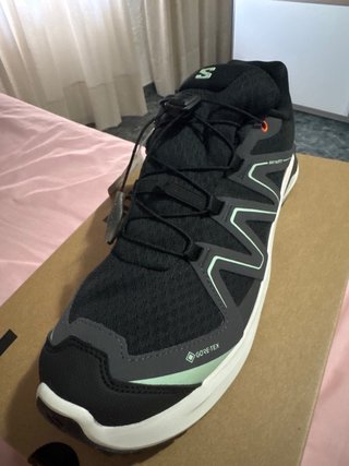 Zapatillas Salomon Gore-Tex Negras Naranja