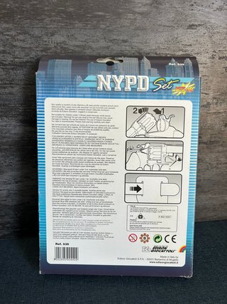 Pistola Giocattolo NYPD Set con Fondina Edison