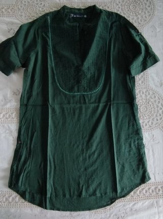 Lote 4 camisas mujer beige y verde