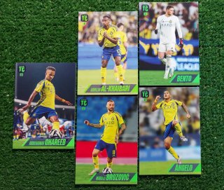 5 Card Panini Top Class 2025 Al Nassr Calcio