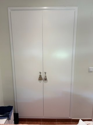 Puertas de armario blancas 4 unidades