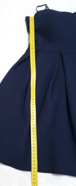 Abito svasato blu