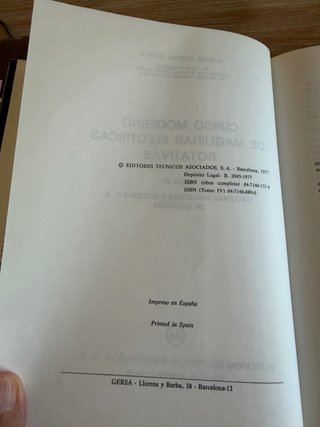 Curso moderno de máquinas eléctricas rotativas IV