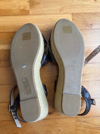 Sandalias esparto Cortefiel